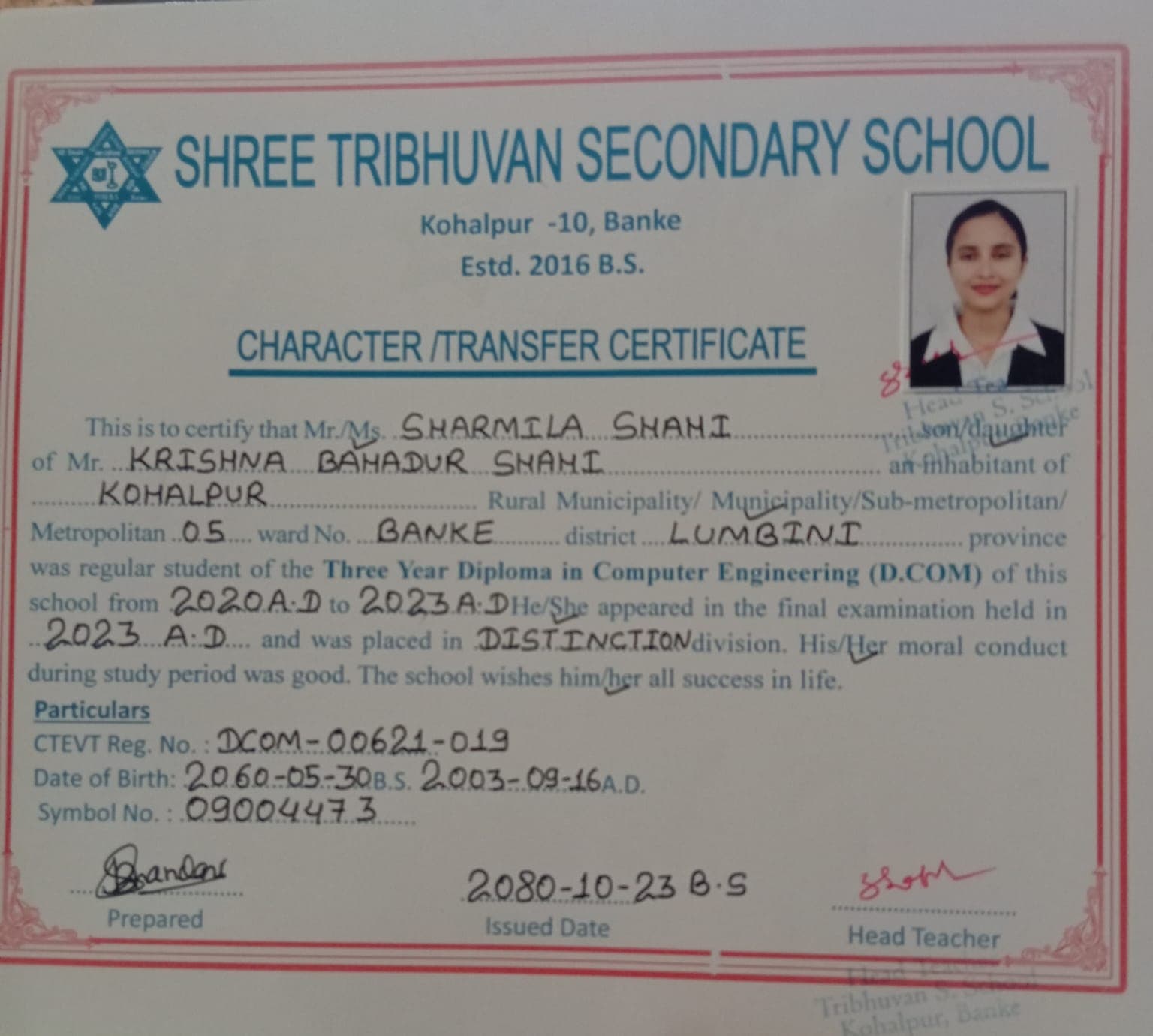 Three-Year Diploma in Computer Engineering